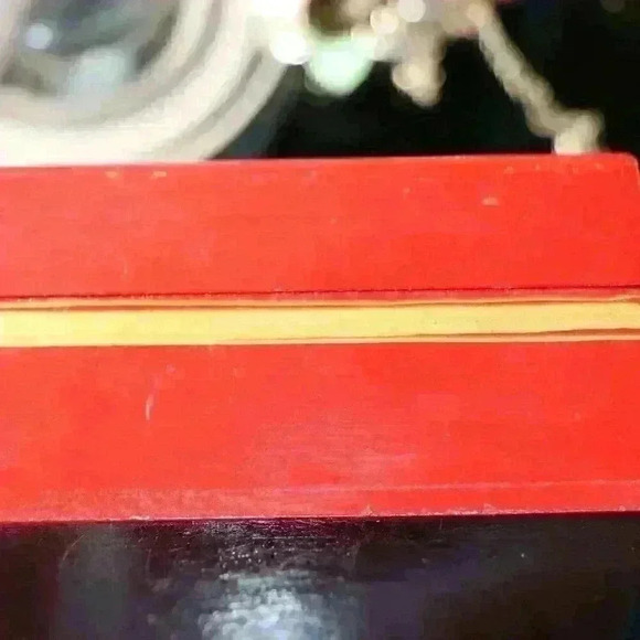 Vintage Handmade Wooden Trinket/Stationary Box With Folk Art - Picture 13 of 15